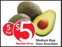 Albertsons Medium Ripe Hass Avocados offer