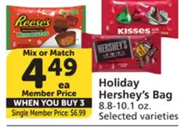 Albertsons Holiday Hershey's Bag offer