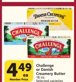 Albertsons Challenge or Danish Creamery Butter offer