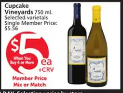 Albertsons Cupcake Vineyards offer