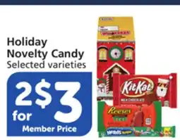 Albertsons Holiday Novelty Candy offer