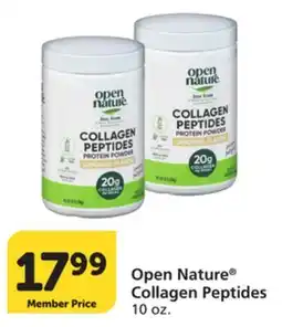 Albertsons Open Nature Collagen Peptides offer