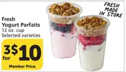 Albertsons Fresh Yogurt Parfaits offer