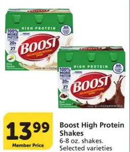 Albertsons Boost High Protein Shakes offer