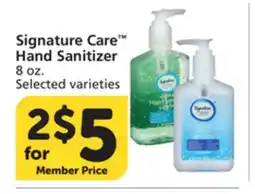 Albertsons Signature Care Hand Sanitizer offer