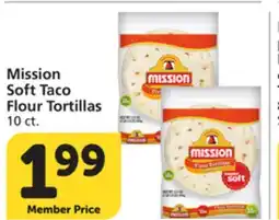 Albertsons Mission Soft Taco Flour Tortillas offer