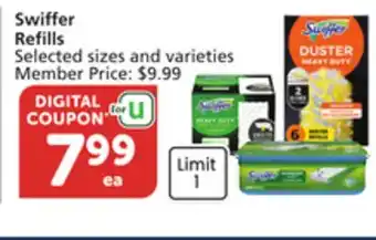 Albertsons Swiffer Refills offer