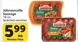 Albertsons Johnsonville Sausage offer