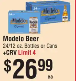 Smart & Final Modelo Beer offer