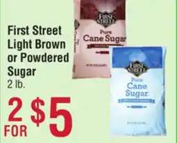 Smart & Final First Street Light Brown or Powdered Sugar offer
