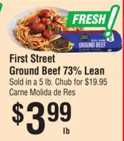 Smart & Final First Street Ground Beef offer