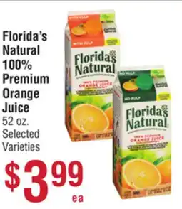 Smart & Final Florida's Natural 100% Premium Orange Juice offer