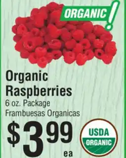 Smart & Final Organic Raspberries offer