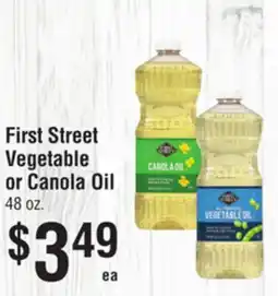 Smart & Final First Street Vegetable or Canola Oil offer