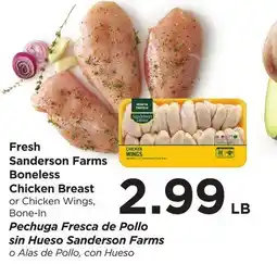 Food 4 Less Fresh Sanderson Farms Boneless Chicken Breast offer