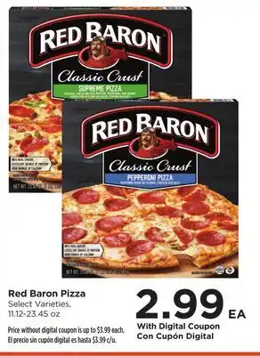 Food 4 Less Red Baron Pizza offer