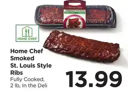Food 4 Less Home Chef Smoked St. Louis Style Ribs offer