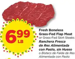 Food 4 Less Fresh Boneless Grass-Fed Flap Meat offer