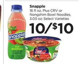Food 4 Less Snapple offer