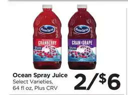 Food 4 Less Ocean Spray Juice offer