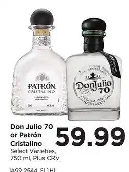 Food 4 Less Don Julio Reposado or Casamigos Reposado offer