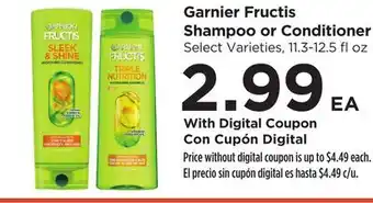 Food 4 Less Garnier Fructis Shampoo or Conditioner offer