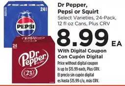 Food 4 Less Dr Pepper, Pepsi or Squirt offer