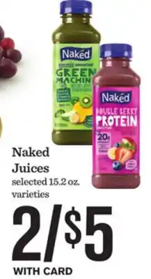Mariano's Naked Juices offer