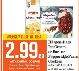Mariano's Häagen-Dazs Ice Cream or Bars or Pepperidge Farm Cookies offer