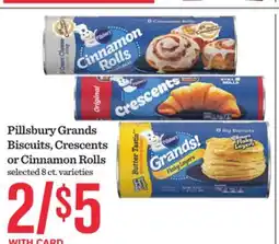 Mariano's Pillsbury Grands Biscuits, Crescents or Cinnamon Rolls offer