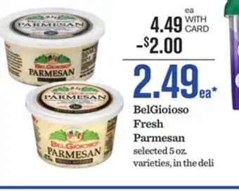Mariano's BelGioioso Fresh Parmesan offer