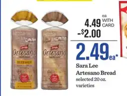 Mariano's Sara Lee Artesano Bread offer