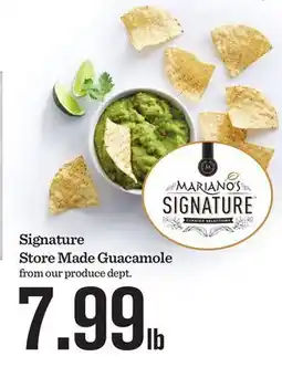 Mariano's Signature Store Made Guacamole offer