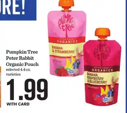 Mariano's Pumpkin Tree Peter Rabbit Organic Pouch offer