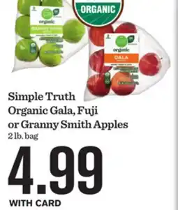 Mariano's Simple Truth Organic Gala, Fuji or Granny Smith Apples offer