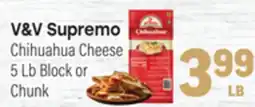 Tony’s Fresh Market V & V Supremo Chihuahua Cheese offer