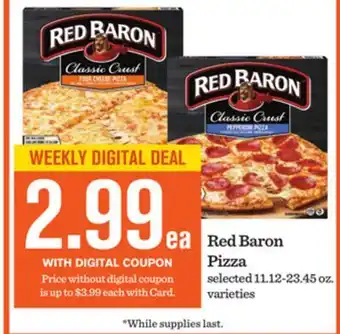 Mariano's Red Baron Pizza offer