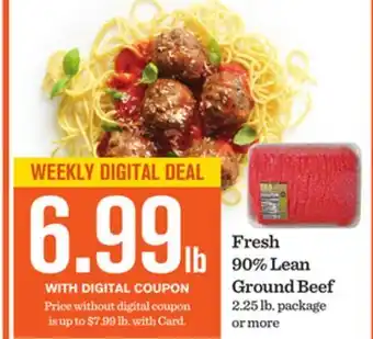 Mariano's Fresh 90% Lean Ground Beef offer