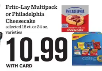Mariano's Frito-Lay Multipack or Philadelphia Cheesecake offer