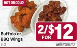 Tony’s Fresh Market Buffalo or BBQ Wings offer