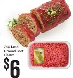 Mariano's 75% Lean Ground Beef offer
