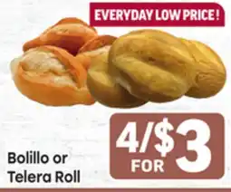 Tony’s Fresh Market Bolillo or Telera Roll offer