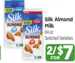 Tony’s Fresh Market Silk Almond Milk offer
