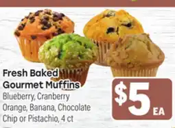 Tony’s Fresh Market Fresh Baked Gourmet Muffins offer