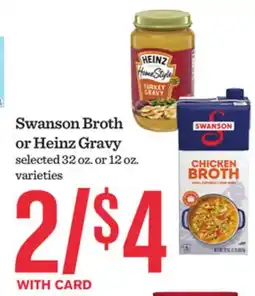 Mariano's Swanson Broth or Heinz Gravy offer