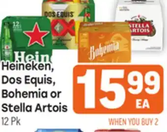 Tony’s Fresh Market Heineken, Dos Equis, Bohemia or Stella Artois offer