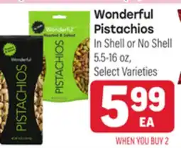 Tony’s Fresh Market Wonderful Pistachios offer