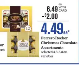 Mariano's Ferrero Rocher Christmas Chocolate Assortments offer