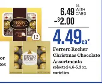 Mariano's Ferrero Rocher Christmas Chocolate Assortments offer
