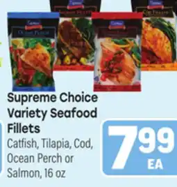 Tony’s Fresh Market Supreme Choice Variety Seafood Fillets offer